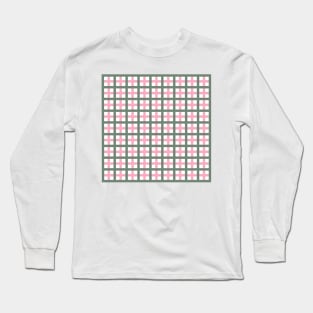 Green & Pink Tattersall Long Sleeve T-Shirt